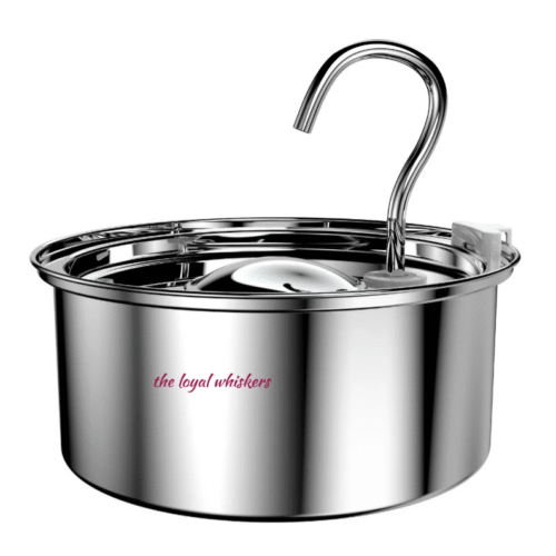 Fountain 2 Stainless Steel Cat & Dog Water Fountain | Hygienic, Easy to Clean, Zero Noise | Made in India